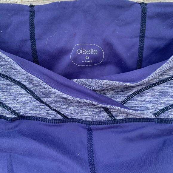 Oiselle purple running tights - Picture 3 of 4